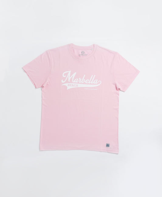 Cotton Pink "Round Neck" T-Shirt - Unixex