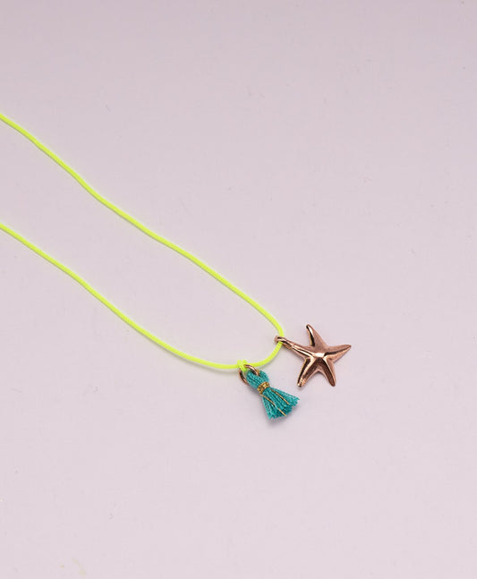 Necklace "Sea" Pink Glod