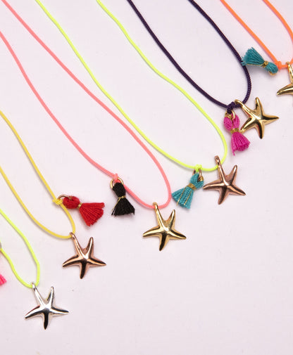 Necklace "Sea" Pink Glod