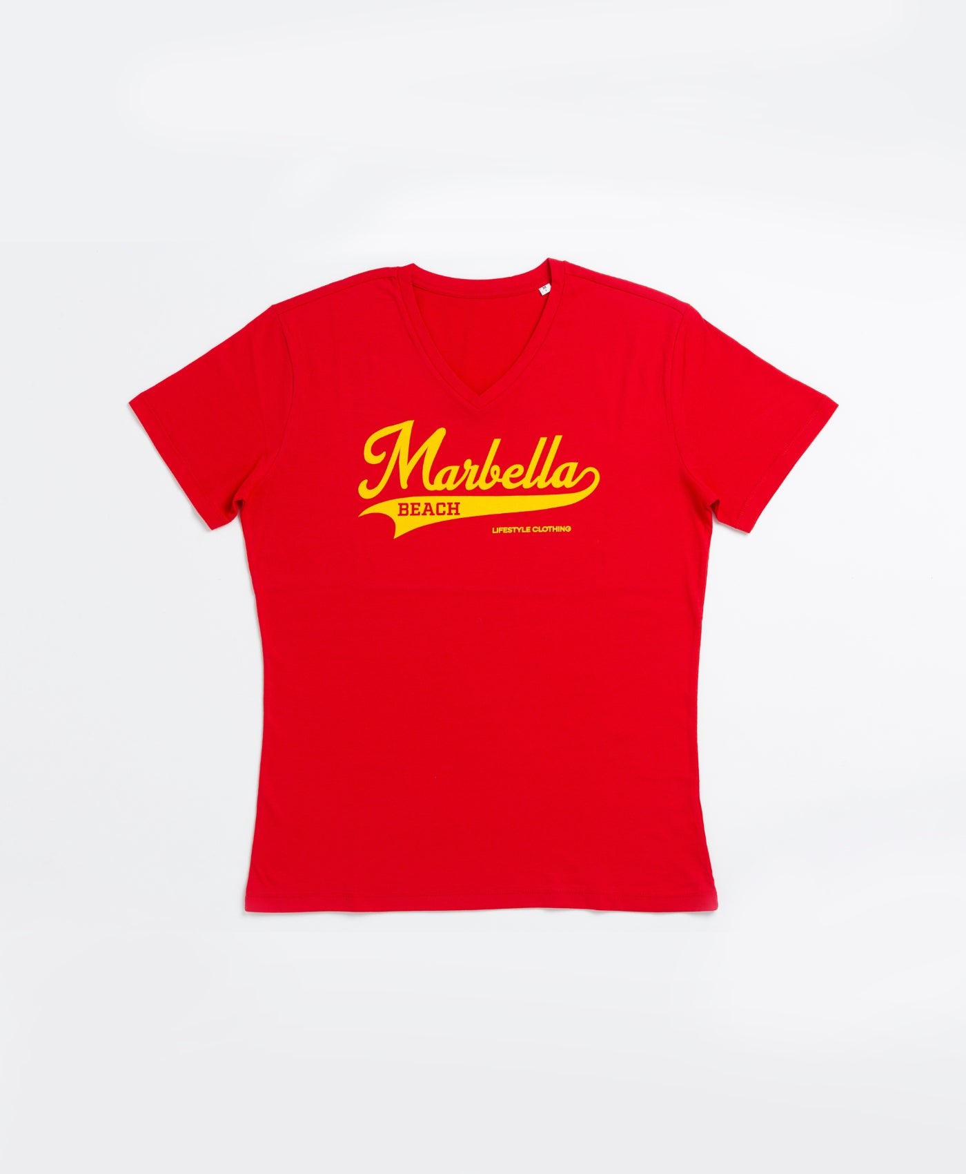 Red "V Neck" T-Shirt for Men