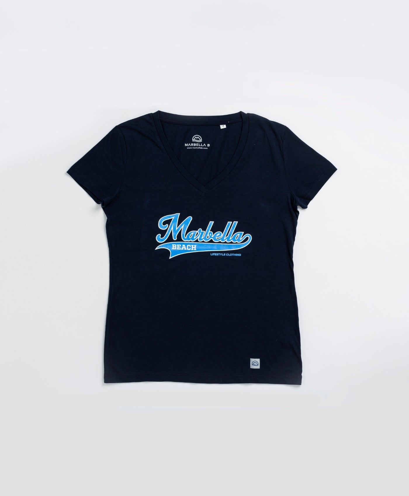 French Navy"V Neck" T-Shirt for Women